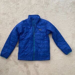 NEW NWT Patagonia Kid's Nano Puff Brick Quilted Jacket Passage Blue XL 14 Unisex